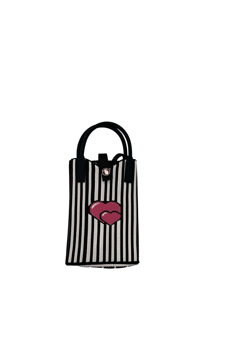 Sac Enfant & Bébé  Noir/blanc GALLANTRY - CHIC AMINI SMART POCKET - HEART BLACK #c Efashion Paris