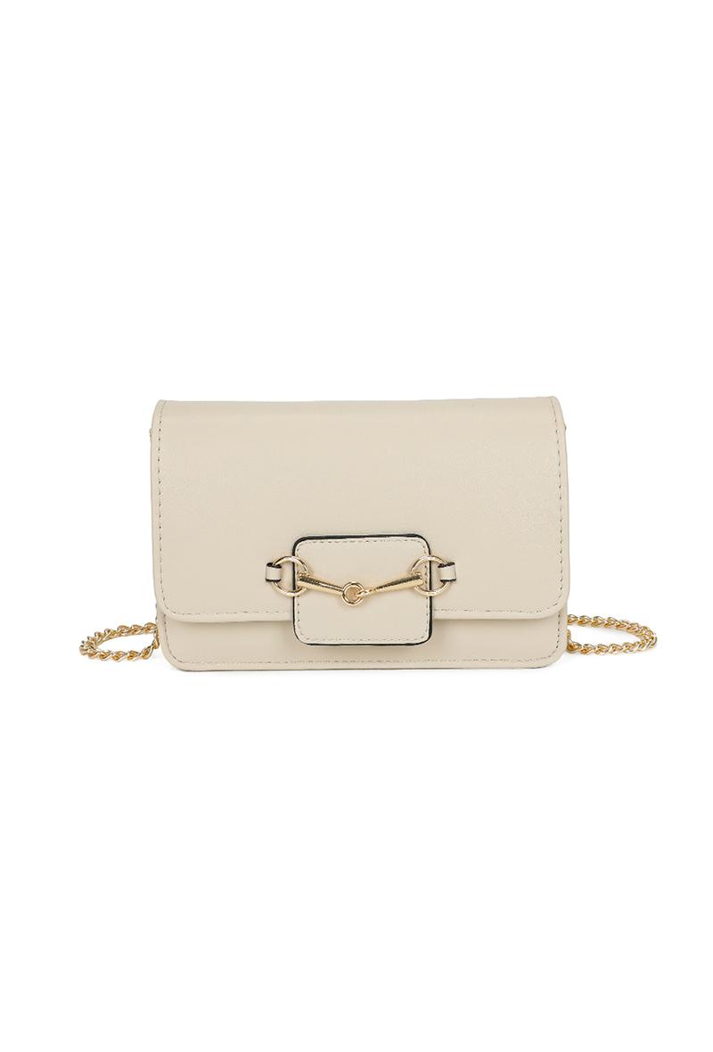 Sacs à bandoulière Maroquinerie Beige GALLANTRY - CHIC AMINI C-0158-1 #c Efashion Paris