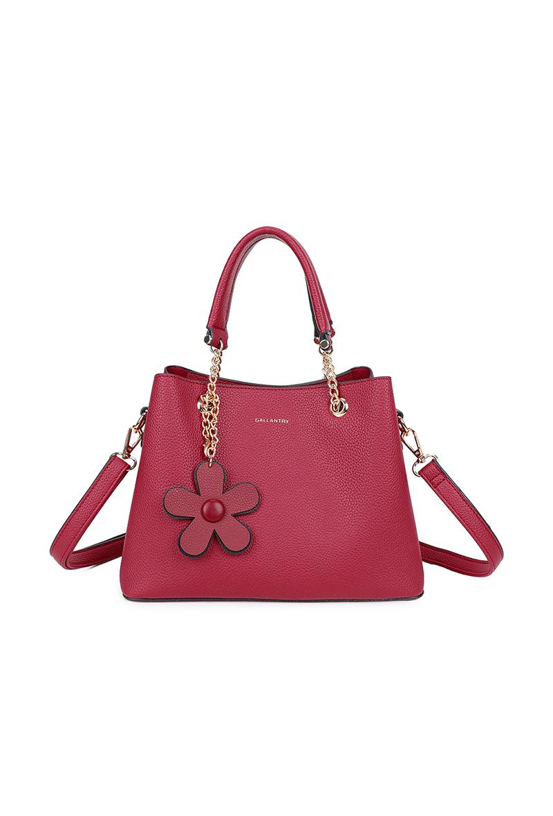 Sacs à main Maroquinerie Rouge foncé GALLANTRY - CHIC AMINI R-1977 #c Efashion Paris
