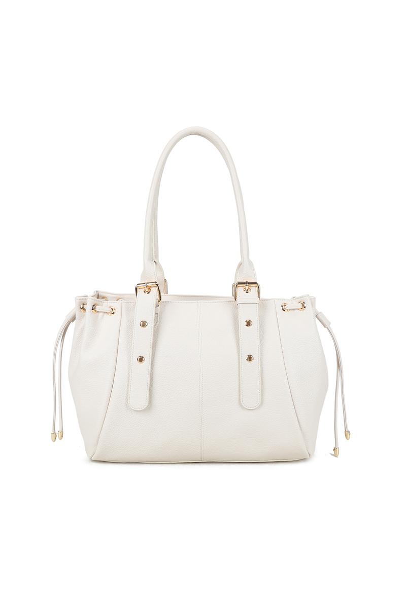 Cabas Maroquinerie Taupe GALLANTRY - CHIC AMINI R-62080-1B #c Efashion Paris