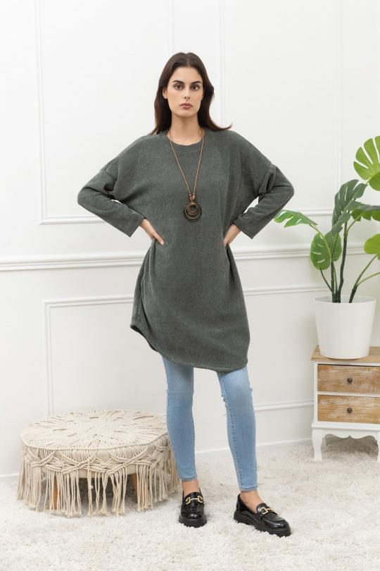 Blusones Mujer Khaki Sun Love 6363 Efashion Paris