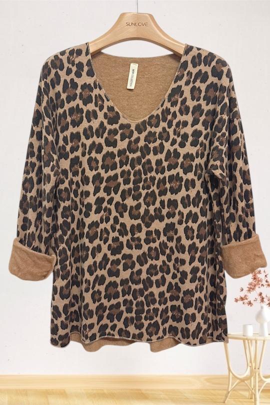 Tops Women Camel Sun Love 28076 Efashion Paris