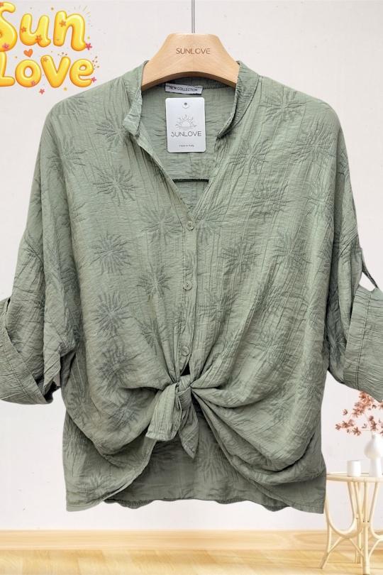 Camisas Mujer Green water Sun Love 24193 Efashion Paris