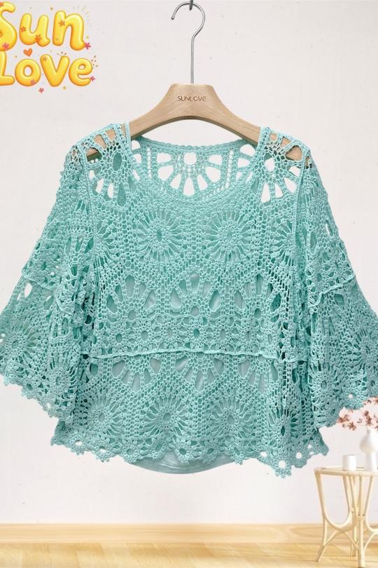 Tops Femme Bleu ciel Sun Love 662 Efashion Paris