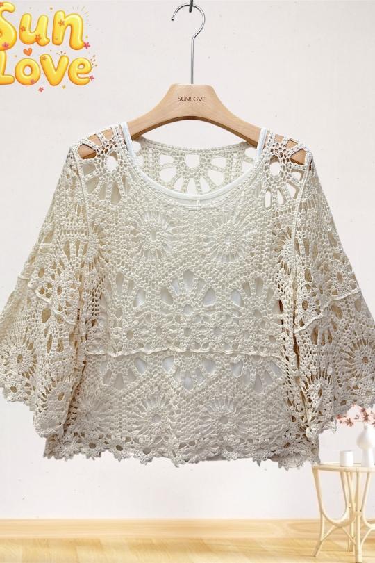 Tops Femme Bleu ciel Sun Love 662 Efashion Paris