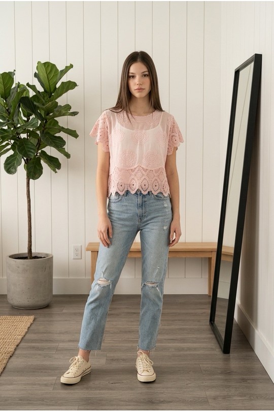 Tops Femme Blanc Sun Love 698 Efashion Paris