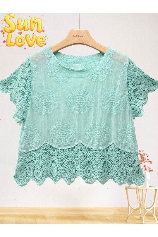 Tops Femme Blanc Sun Love 698 Efashion Paris
