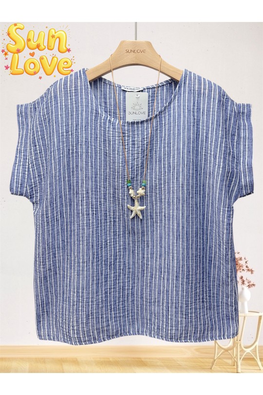 Tops Femme Beige Sun Love 26178 Efashion Paris