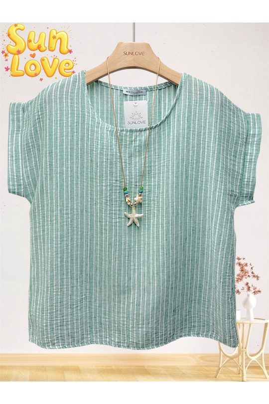 Tops Femme Beige Sun Love 26178 Efashion Paris