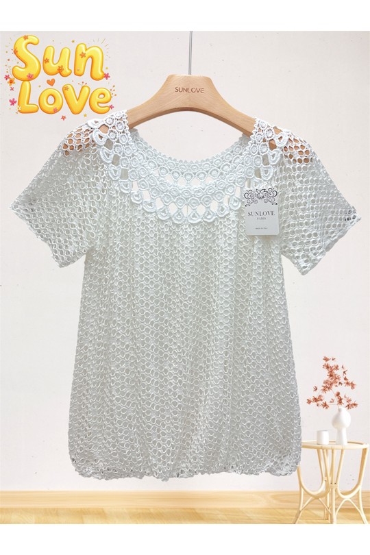 Top Donna Yellow Sun Love 9250 Efashion Paris