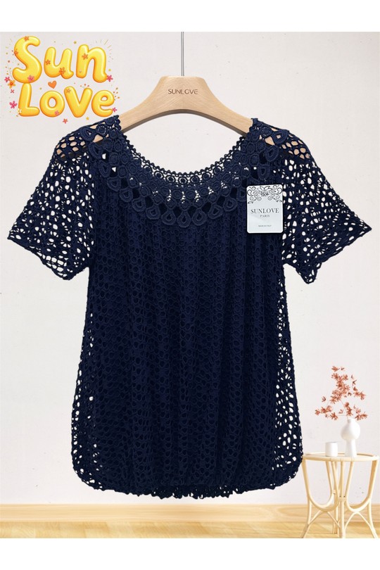 Top Donna Yellow Sun Love 9250 Efashion Paris