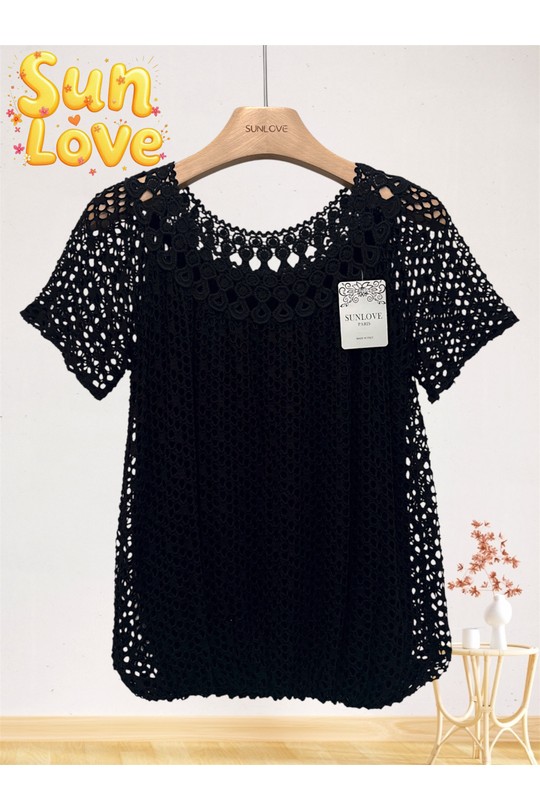 Top Donna Yellow Sun Love 9250 Efashion Paris