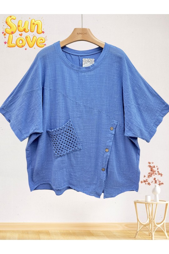 Top Donna White Sun Love 25640 Efashion Paris