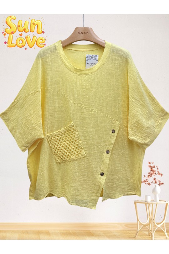 Top Donna White Sun Love 25640 Efashion Paris