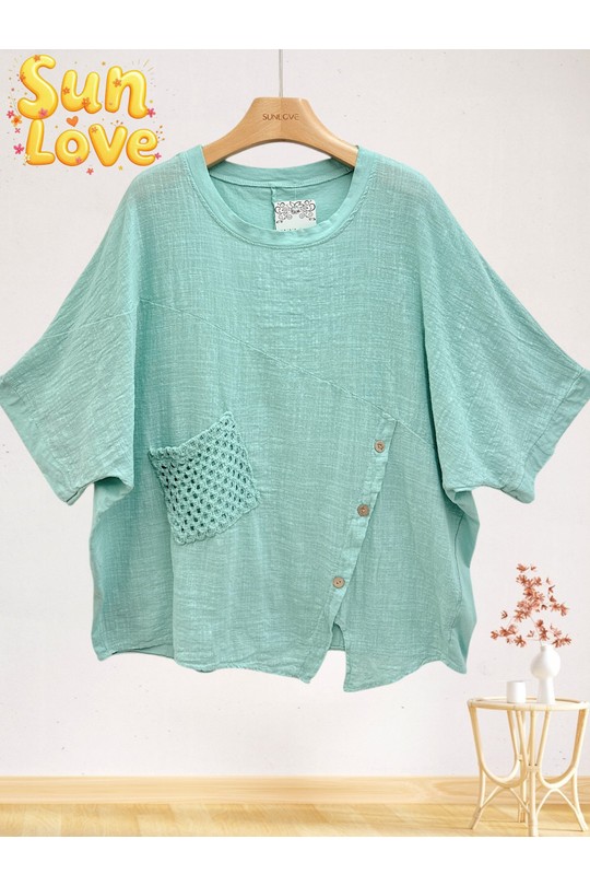 Top Donna White Sun Love 25640 Efashion Paris