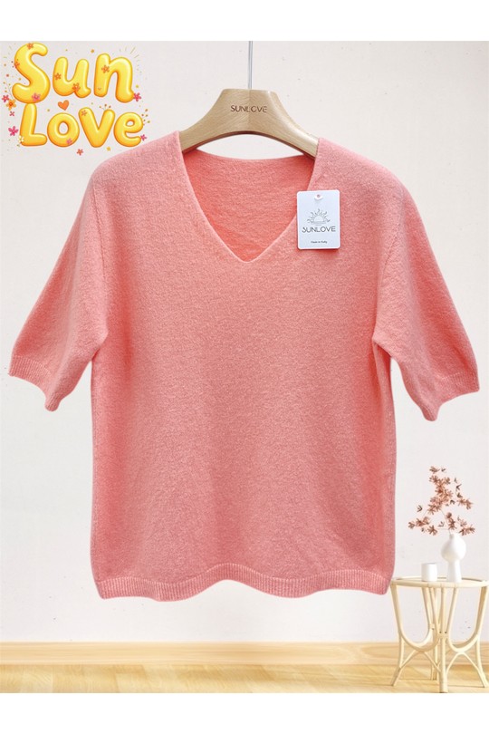 Pulls Femme Rose Sun Love 25950 Efashion Paris