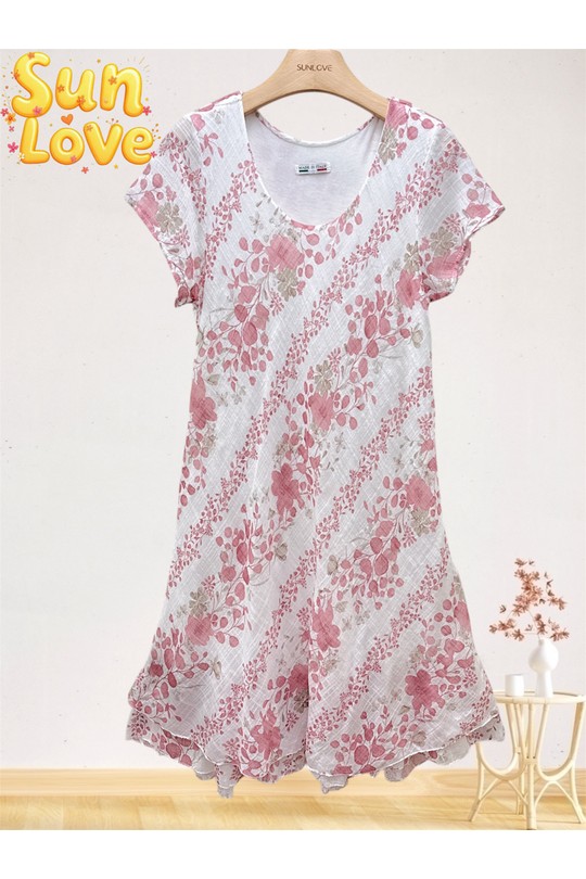 Robes mi-longues Femme Bleu ciel Sun Love 5025 Efashion Paris