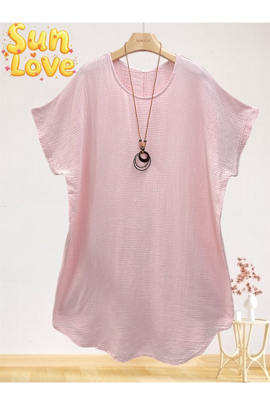 Robes mi-longues Femme Cyan Sun Love 9399 Efashion Paris