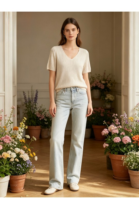 Maglioni Donna Beige Sun Love 25076 Efashion Paris