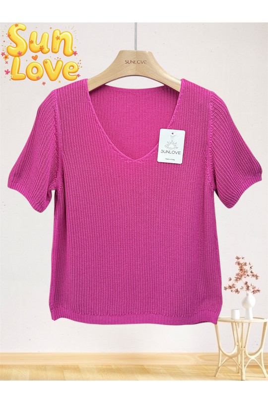 Maglioni Donna Beige Sun Love 25076 Efashion Paris