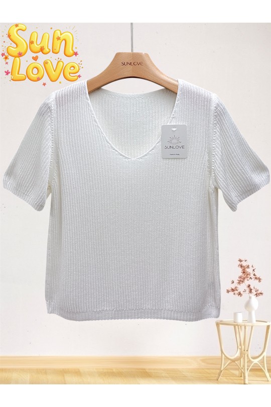 Maglioni Donna Beige Sun Love 25076 Efashion Paris