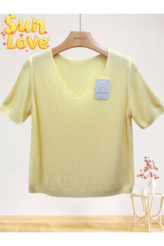 Maglioni Donna Beige Sun Love 25076 Efashion Paris