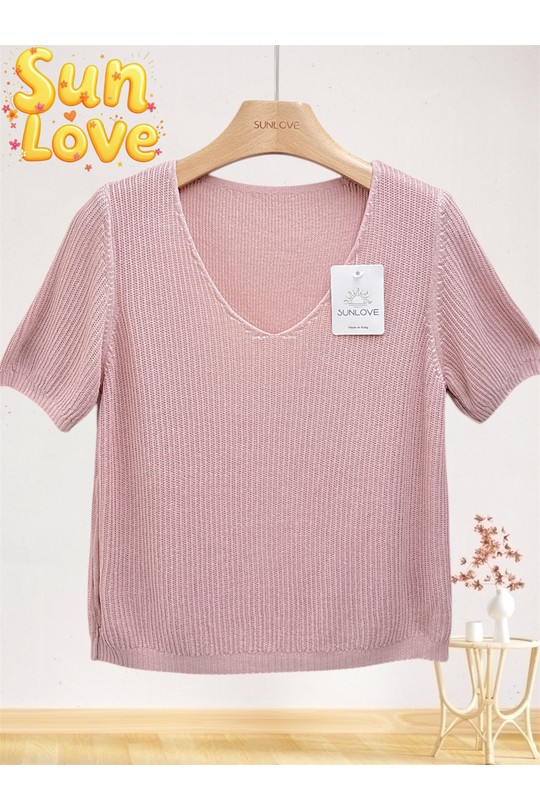 Maglioni Donna Beige Sun Love 25076 Efashion Paris