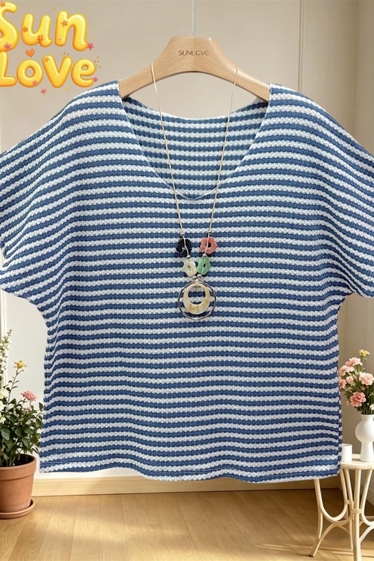 Tops Femme Rose Sun Love 0938 Efashion Paris