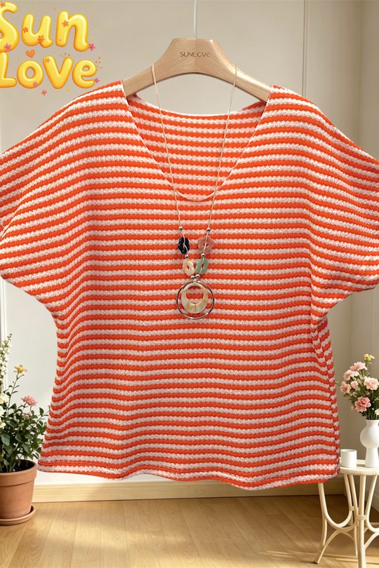 Tops Femme Rose Sun Love 0938 Efashion Paris