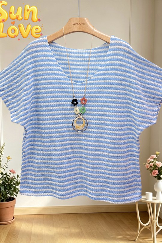 Tops Femme Rose Sun Love 0938 Efashion Paris