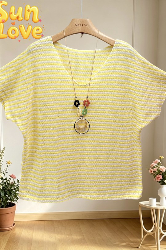 Tops Femme Rose Sun Love 0938 Efashion Paris