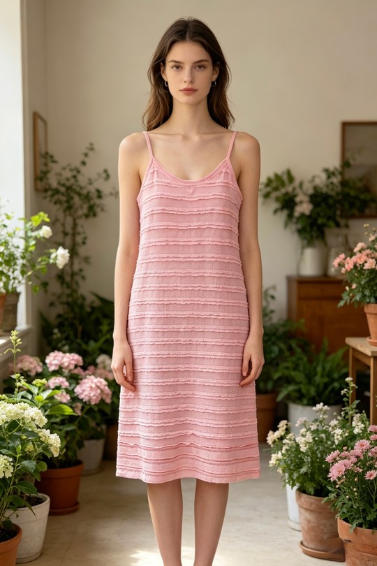 Robes mi-longues Femme Bleu ciel Sun Love 229-2 Efashion Paris