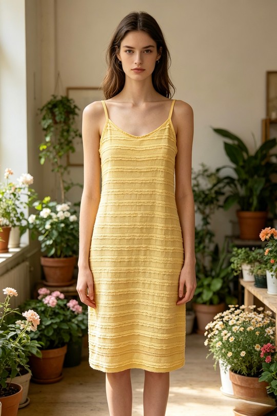 Robes mi-longues Femme Bleu ciel Sun Love 229-2 Efashion Paris