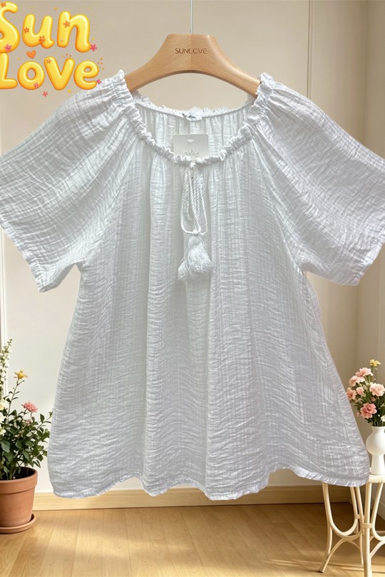 Blouses Femme Beige Sun Love 26275 Efashion Paris