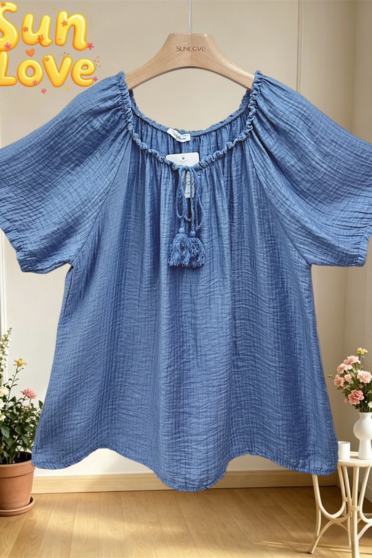 Blouses Femme Beige Sun Love 26275 Efashion Paris