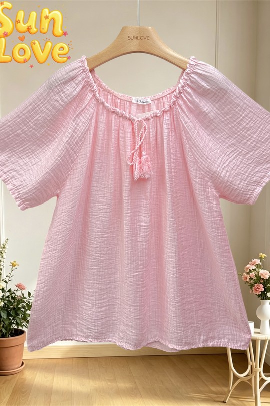 Blouses Femme Beige Sun Love 26275 Efashion Paris