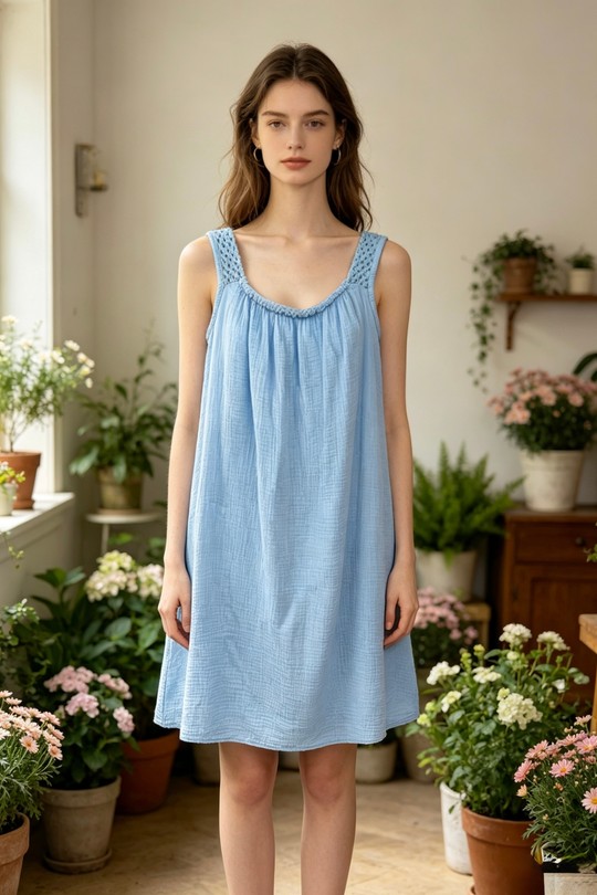 Robes courtes Femme Rose Sun Love 1022 Efashion Paris