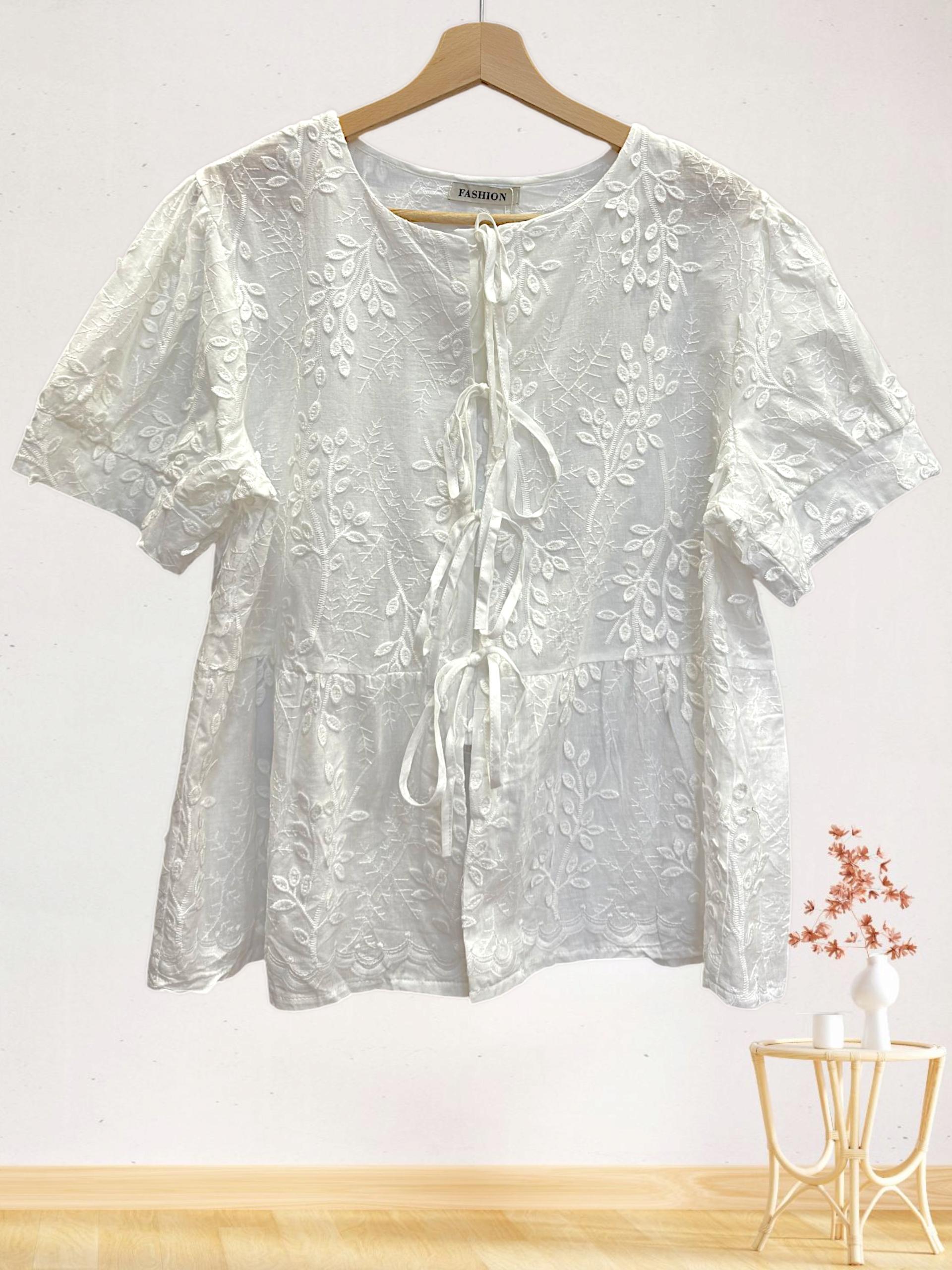 Gilets Femme Blanc Sun Love 1807 #c Efashion Paris