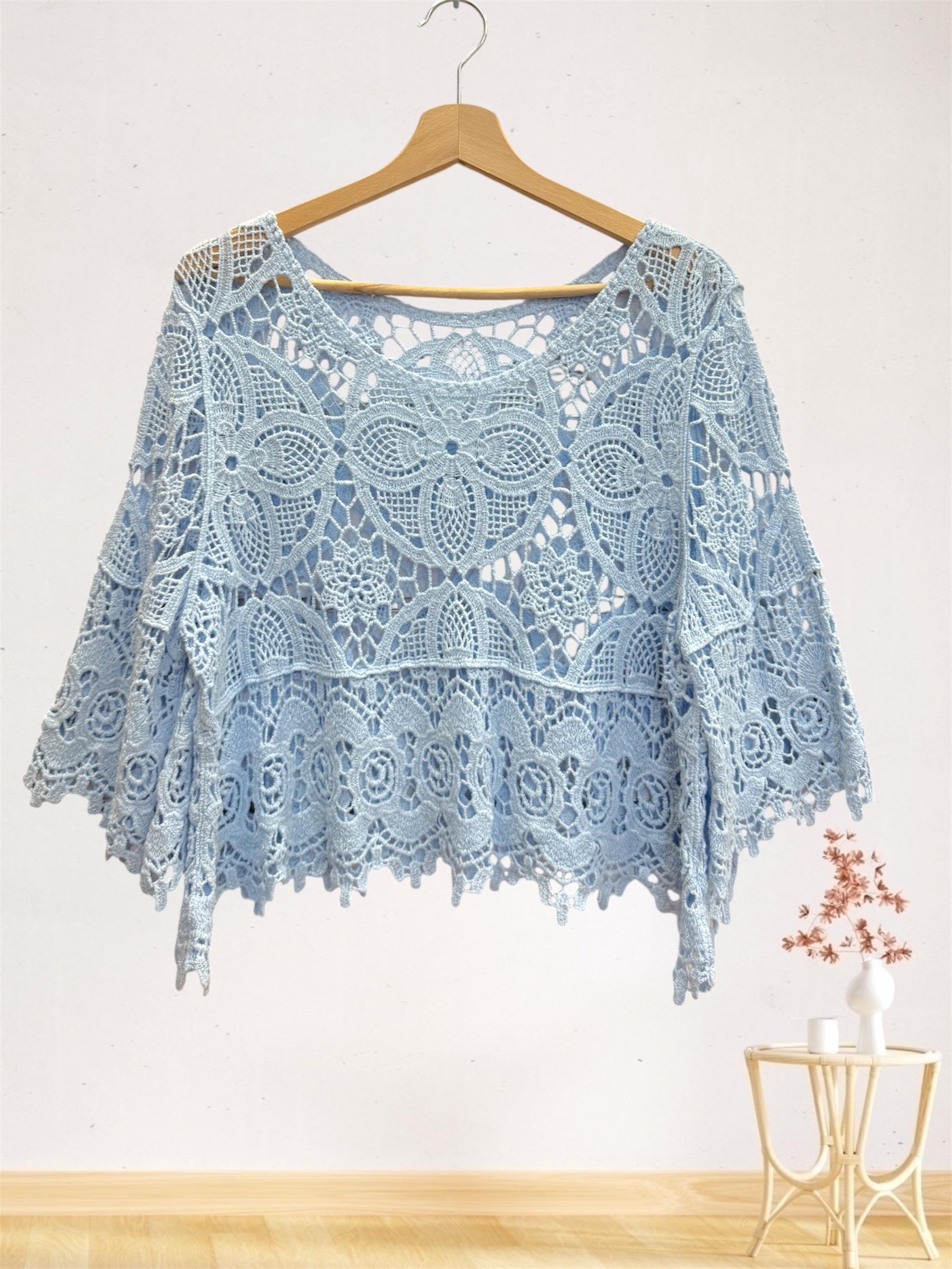 Blouses Femme Bleu ciel Sun Love 2022 #c Efashion Paris