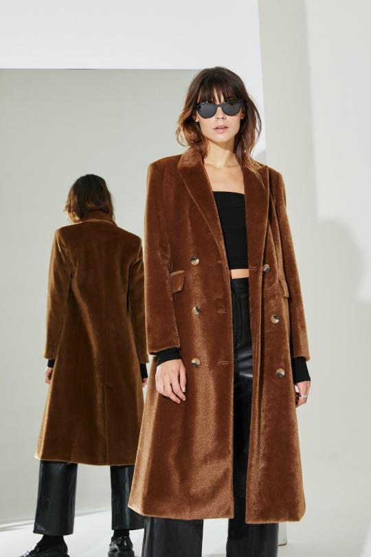 Manteaux Femme Choco LILY WHITE 19216NM Efashion Paris