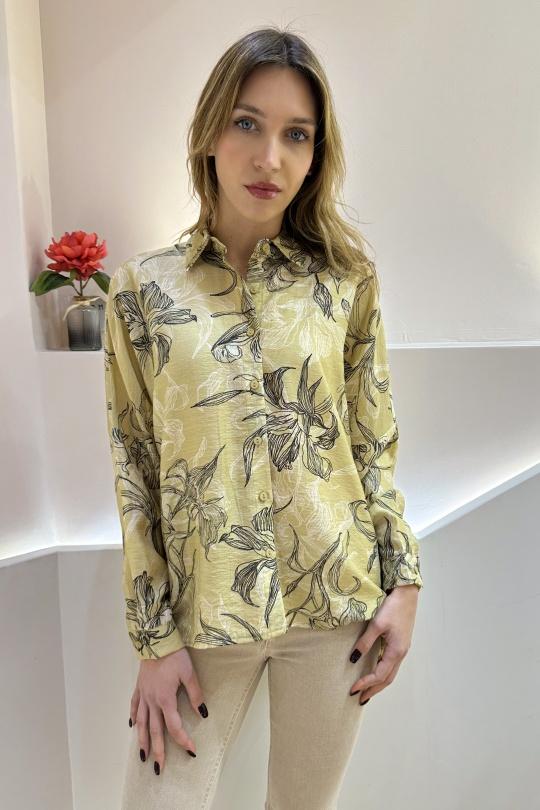 Chemises Femme Vert LILY WHITE 24360LC Efashion Paris