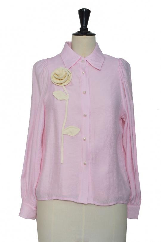 Camisas Mujer Pink LILY WHITE 24513LC Efashion Paris