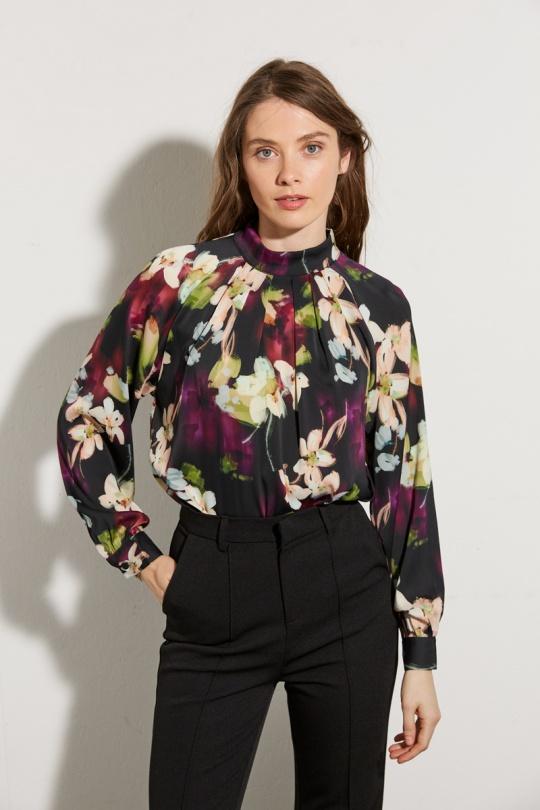Blouses Femme Noir LILY WHITE 25048LT Efashion Paris