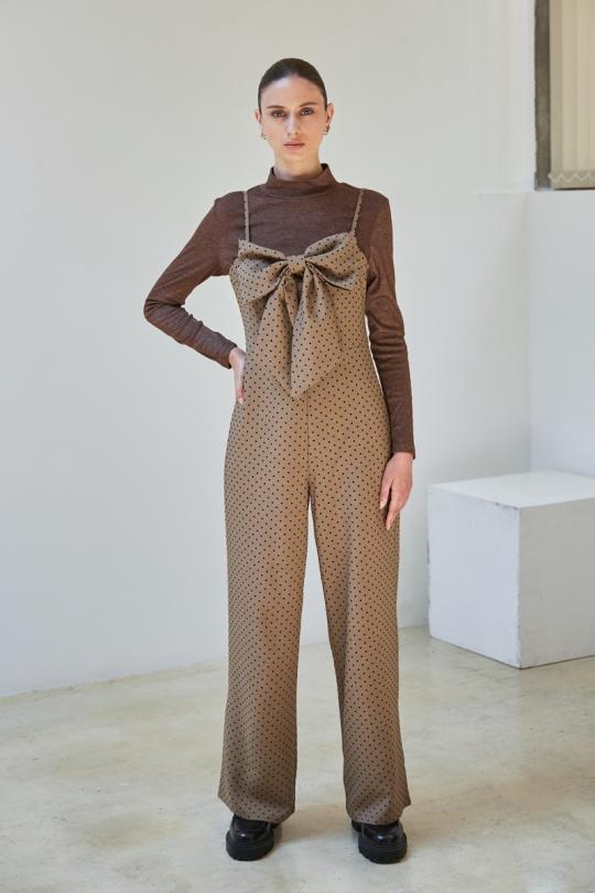 Jumpsuits Women Beige LILY WHITE 25157JCB Efashion Paris