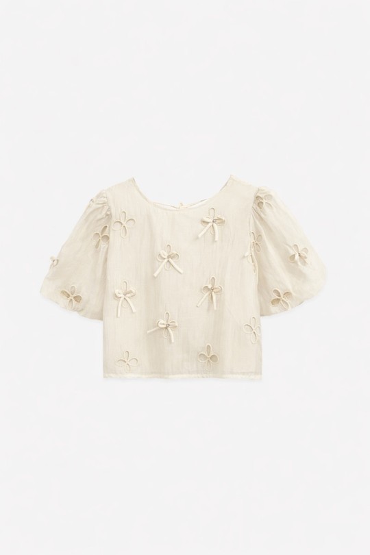 Tops Femme Beige Clair LILY WHITE 60244LT Efashion Paris