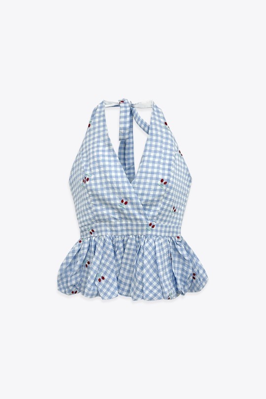 Tops Femme Bleu clair LILY WHITE 60026LT Efashion Paris