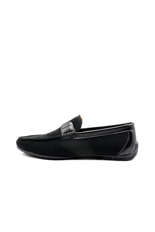Mocassins Chaussures Noir ELONG SHOES DD0119 Efashion Paris