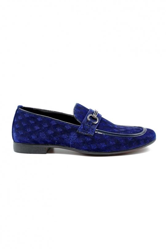 Mocassins Chaussures Bleu ELONG SHOES DD0160 Efashion Paris