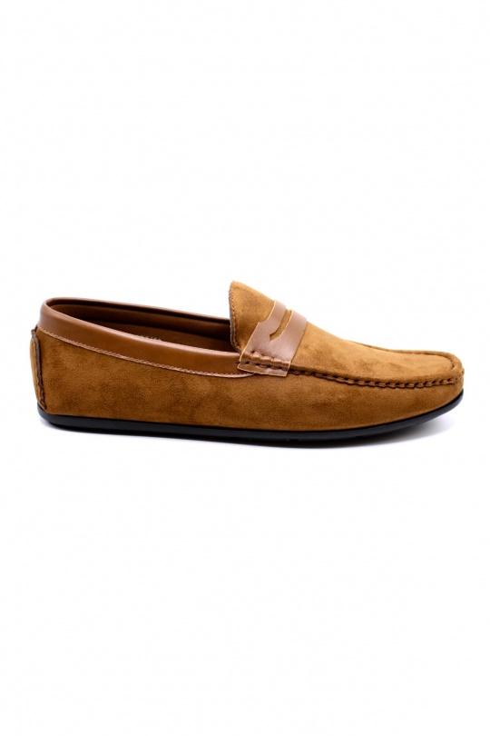 Moccasin Shoes Orange ELONG SHOES DD0168 Efashion Paris