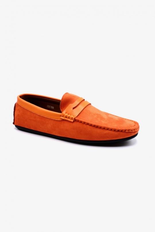 Moccasin Shoes Orange ELONG SHOES DD0168 Efashion Paris